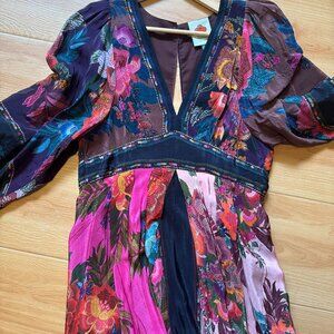 Farm Rio Boho Maxi Dress Size Medium